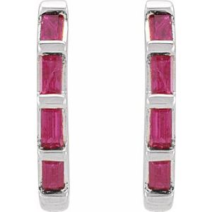 Baguette Huggie Earrings