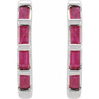 Baguette Huggie Earrings