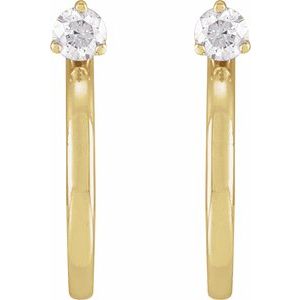 Accented Hoop Earrings