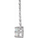 Round 4-Prong Cabochon Pendant