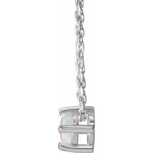 Round 4-Prong Cabochon Pendant