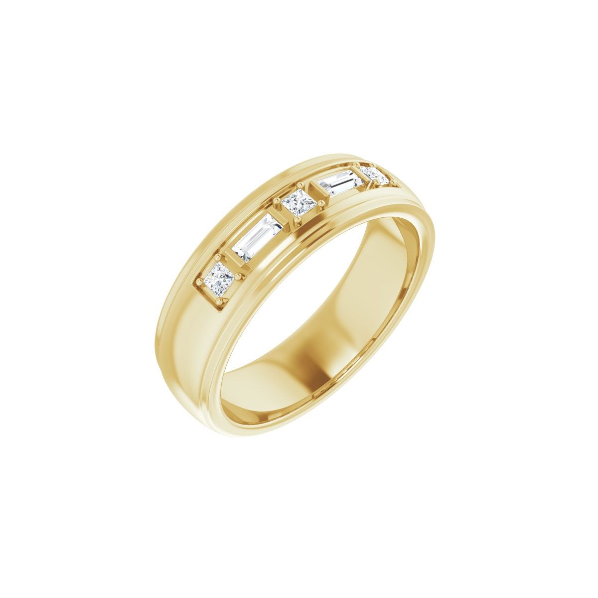 Stepped-Edge Accented Band