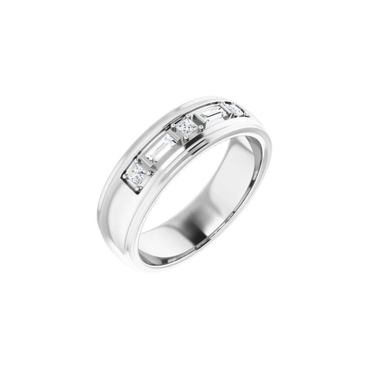 Stepped-Edge Accented Band