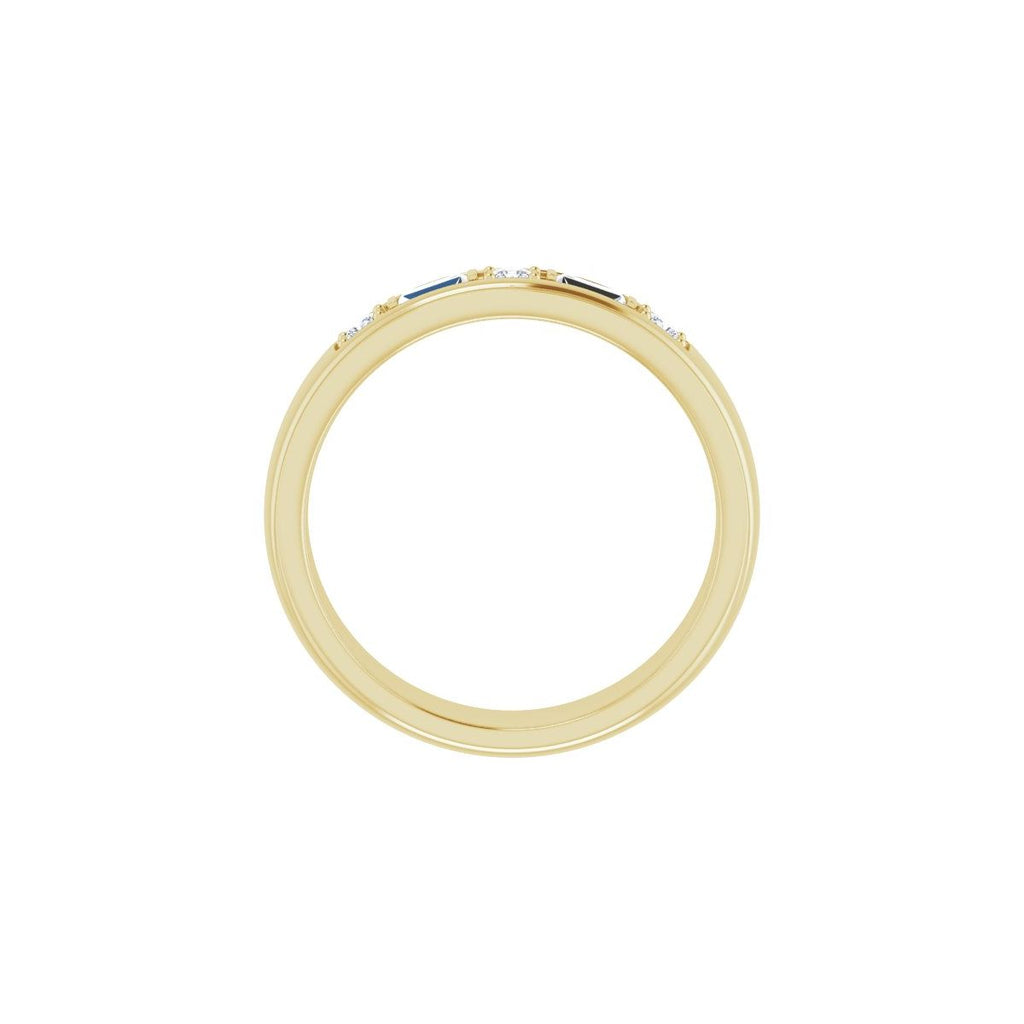 Stepped-Edge Accented Band