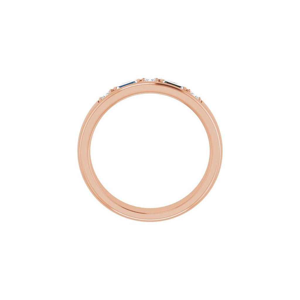 Stepped-Edge Accented Band