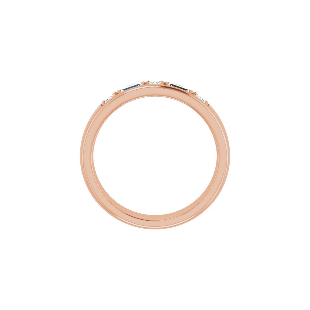 Stepped-Edge Accented Band
