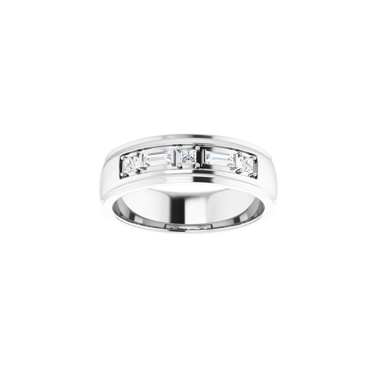 Stepped-Edge Accented Band