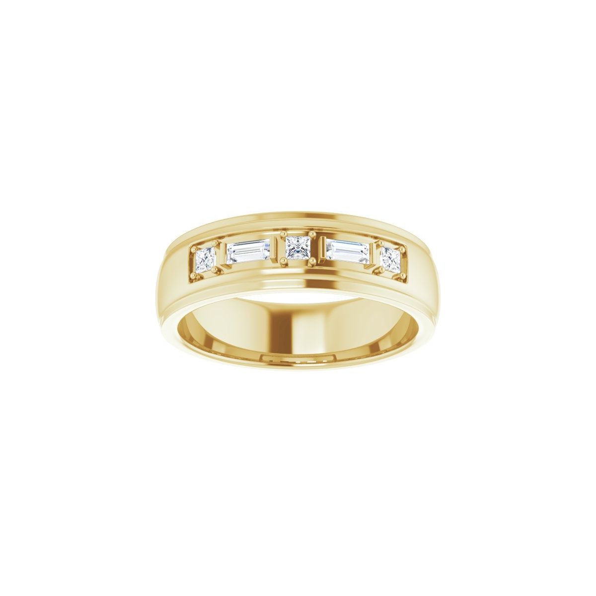 Stepped-Edge Accented Band