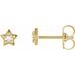Star Cabochon Earrings