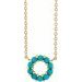 Cabochon Circle Necklace or Center
