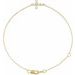 Sideways Cross Bracelet
