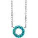 Cabochon Circle Necklace or Center