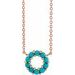 Cabochon Circle Necklace or Center