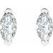 Solitaire V-Prong Stud Earrings