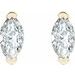 Solitaire V-Prong Stud Earrings