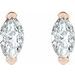 Solitaire V-Prong Stud Earrings