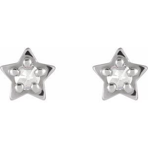 Star Cabochon Earrings