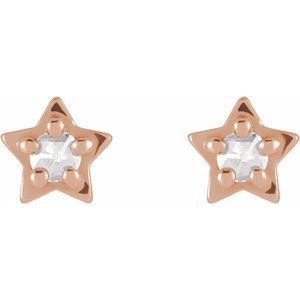 Star Cabochon Earrings