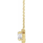 French-Set Halo-Style Necklace or Center