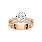 Victoria LGD Vintage Milgrain Wedding Set