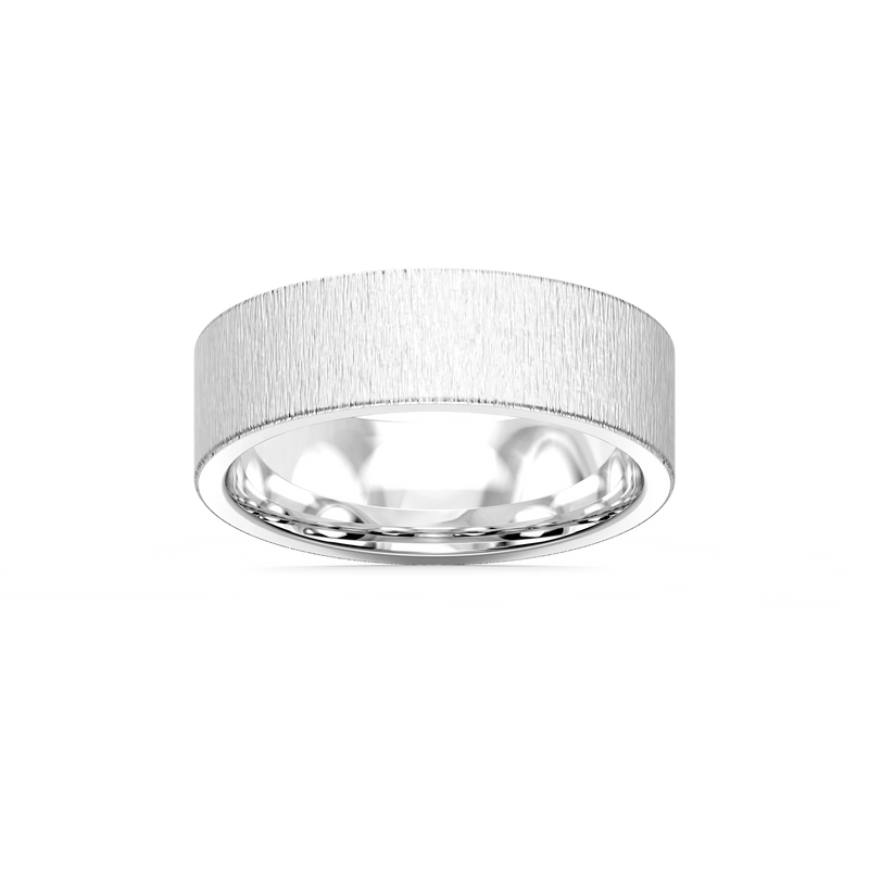 Aspen 6.00mm Flat Plain Metal Band