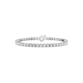 Asscher LGD Four Prong Tennis Bracelet - 7 Inches