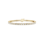 Asscher LGD Four Prong Tennis Bracelet - 7 Inches