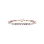 Asscher LGD Four Prong Tennis Bracelet - 7 Inches