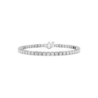 Asscher LGD Four Prong Tennis Bracelet - 7 Inches