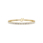 Asscher LGD Four Prong Tennis Bracelet - 7 Inches