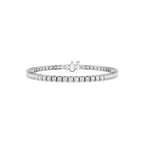 Asscher LGD Four Prong Tennis Bracelet - 7 Inches