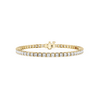 Asscher LGD Four Prong Tennis Bracelet - 7 Inches