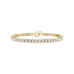 Asscher LGD Four Prong Tennis Bracelet - 7 Inches