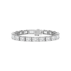 40 ctw Emerald LGD East West Tennis Bracelet  - 7 Inches - Signature Collection