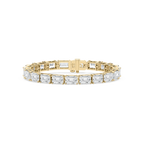 40 ctw Emerald LGD East West Tennis Bracelet  - 7 Inches - Signature Collection