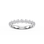 Aurora Round LGD Single Shared Prong Anniversary Band