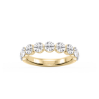 Aurora Round LGD Single Shared Prong Anniversary Band