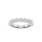 Aurora Round LGD Single Shared Prong Anniversary Band