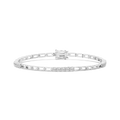 1 ctw Round LGD Bar Link Bracelet  - 7 Inches