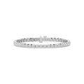 5 ³⁄₄ ctw Round LGD Bold Bezel Set Tennis Bracelet  - 8 Inches
