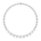 40 ⅓ ctw Pear LGD Cascading Collar Necklace - 18 Inches - Signature Collection