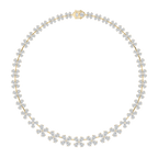 40 ⅓ ctw Pear LGD Cascading Collar Necklace - 18 Inches - Signature Collection
