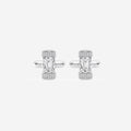 Round Pave Set Emerald Cufflinks image