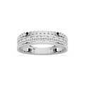 Saylor 1 ctw Round LGD Channel Anniversary Band - 14K White Gold