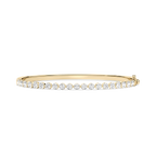 2 ⁷⁄₈ ctw Round LGD Single Shared Prong Bangle Bracelet - 7.5 Inches