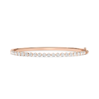 2 ⁷⁄₈ ctw Round LGD Single Shared Prong Bangle Bracelet - 7.5 Inches