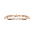 5 ctw Round LGD Classic XO Bracelet - 7 Inches