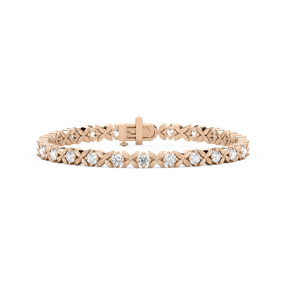 5 ctw Round LGD Classic XO Bracelet - 7 Inches