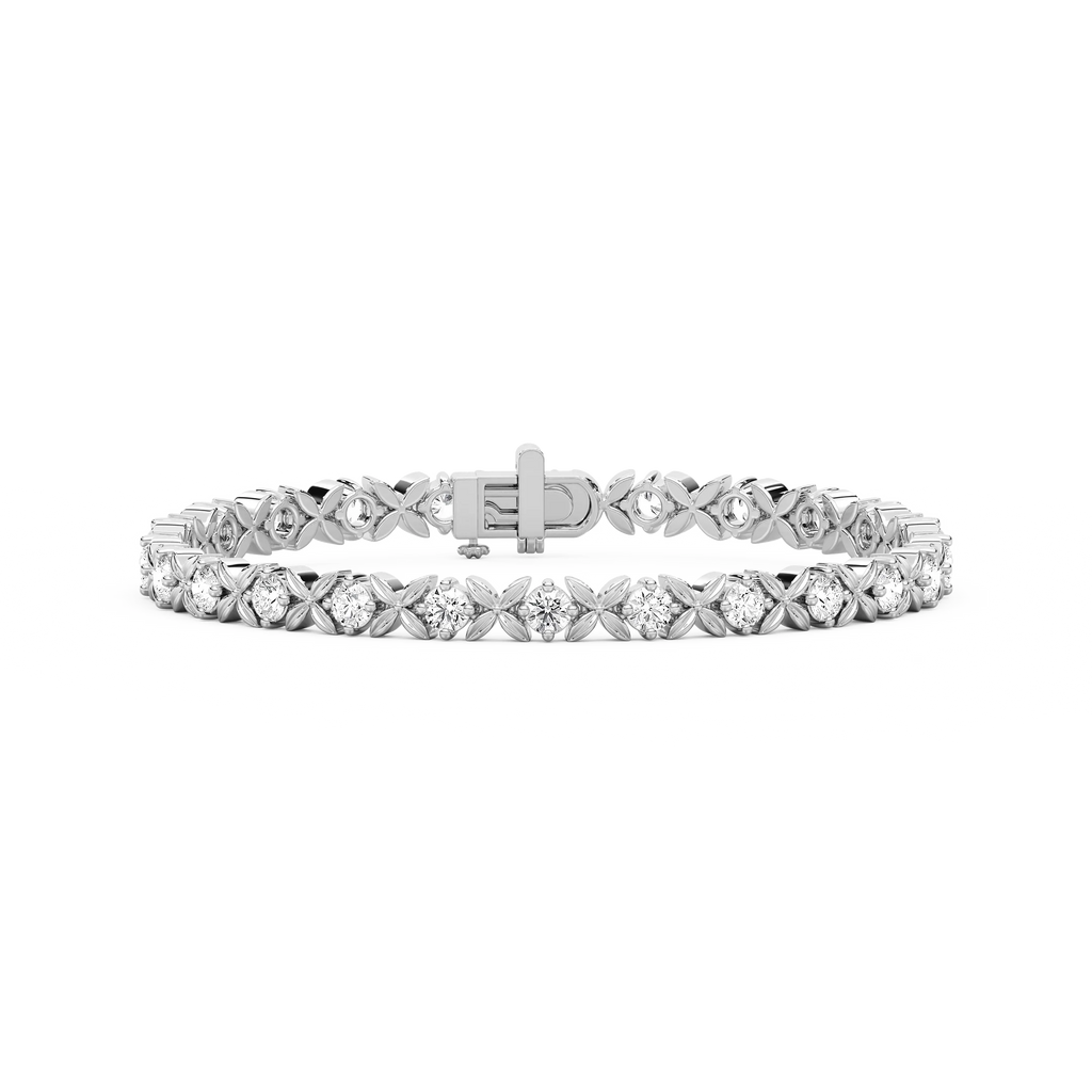5 ctw Round LGD Classic XO Bracelet - 7 Inches