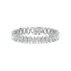 32 ctw Pear LGD Alternating Tennis Bracelet  - 7 Inches - Signature Collection